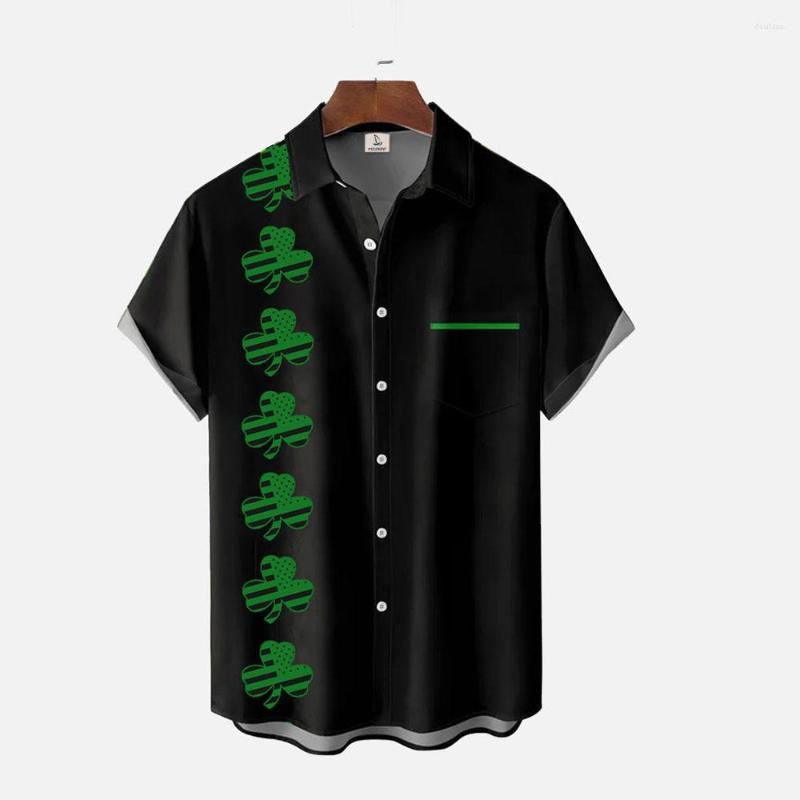 Men's Casual Shirts Four-leaf Grass Hawaiian Lsland Summer Vacation 3D Printed Men's Short Sleeve Shirt Cool Fashionable Plaid Top, Bsr1gd23171t3
Men's Casual Shirts Four-leaf Grass Hawaiian Lsland Summer Vacation 3D Printed Men's Short Sleeve Shirt Cool Fashionable Plaid Top, Bsr1gd23171t3