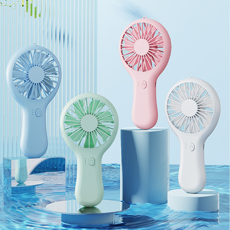 Pocket Mini Handheld Fan Portable USB Rechargeable Fans Small Personal Cooling Fan with 3 Speeds Desk Holder Fan for Office Outdoor Travel Camping