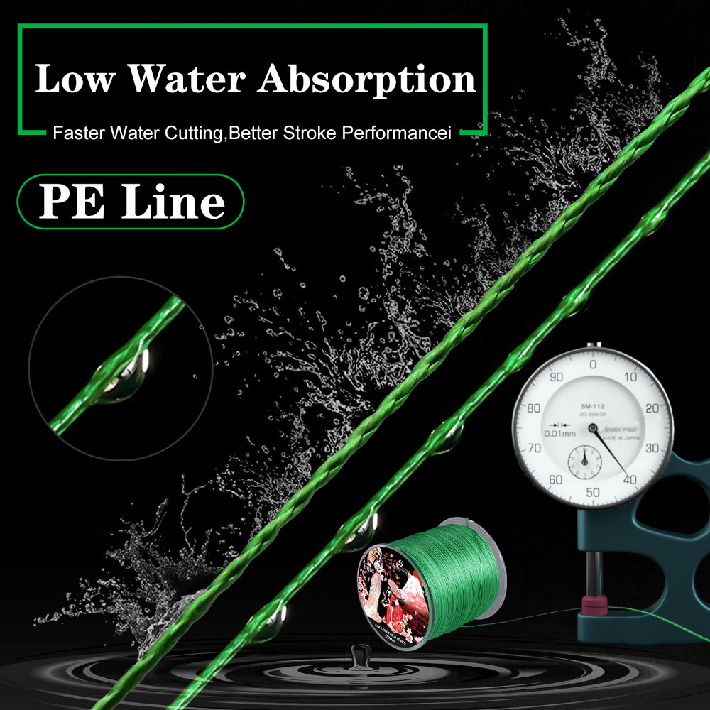 Braid Line Sougayilang 8X Strands Fishing 2288LB Smooth and 100M 300M PE Braided Corrosion resistant Suitable for Carp 230606
