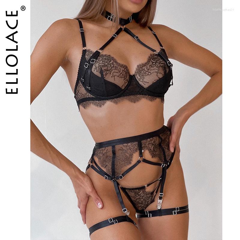 Bras Sets Ellolace Delicate Lingerie Halter Bra Kit Push Up Fancy Lace Underwear Cut Out Brief Sensual See Through Garter Belt Outfit, Black
Bras Sets Ellolace Delicate Lingerie Halter Bra Kit Push Up Fancy Lace Underwear Cut Out Brief Sensual See Through Garter Belt Outfit, Black