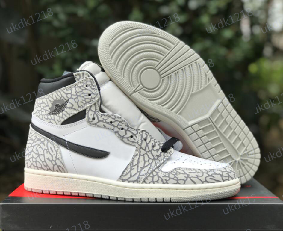 Basketball Shoes Air Jumpman 1 High Og White Elephant Print Outdoor Sneakers Dz5485-052 with Original, Grey
Basketball Shoes Air Jumpman 1 High Og White Elephant Print Outdoor Sneakers Dz5485-052 with Original, Grey