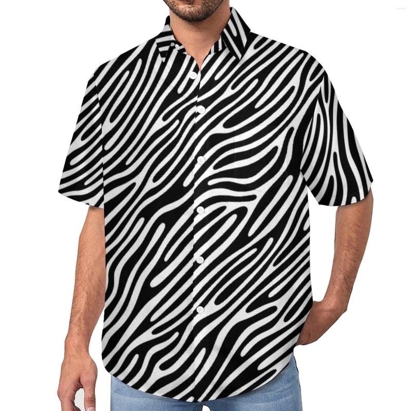Men's Casual Shirts Zebra Strip Druck Vacation Shirt Black And White Hawaiian Man Vintage Blouses Short Sleeve Pattern Top Plus Size, Style-8 
Men's Casual Shirts Zebra Strip Druck Vacation Shirt Black And White Hawaiian Man Vintage Blouses Short Sleeve Pattern Top Plus Size, Style-8