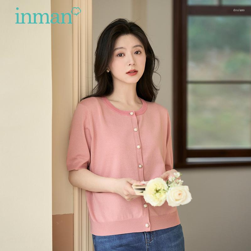 Women' Knits INMAN Women Knit Cardigan 2023 Summer Short Sleeves Round Neck Loose Knitwear Contrasting Colors Casual Chic White Pink Tops, Beige
Women' Knits INMAN Women Knit Cardigan 2023 Summer Short Sleeves Round Neck Loose Knitwear Contrasting Colors Casual Chic White Pink Tops, Beige