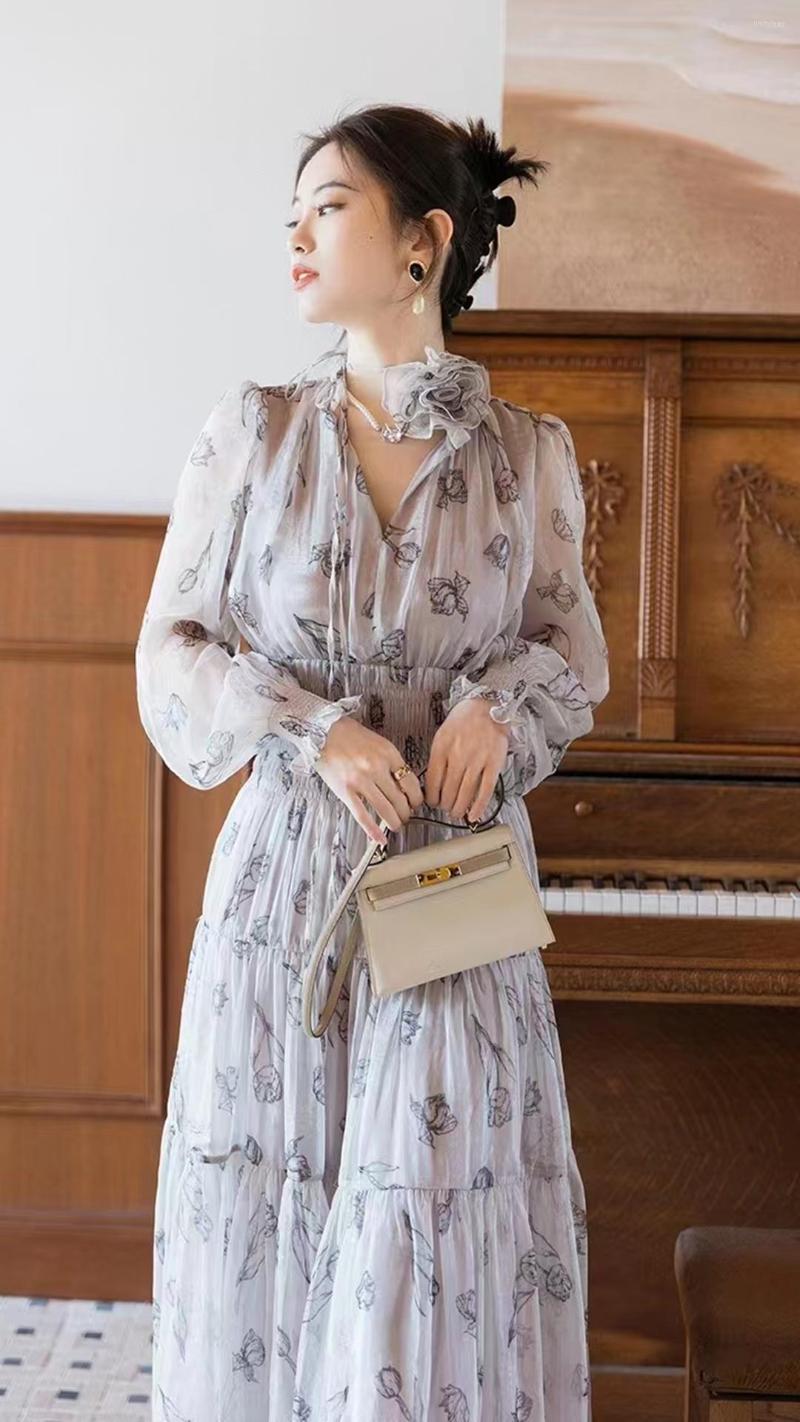 Casual Dresses 2023 Spring Autumn Women V-Neck Long Sleeve Slim Dress High Quality Sweet 3D Flower Elegant Floral Chiffon, Blue
Casual Dresses 2023 Spring Autumn Women V-Neck Long Sleeve Slim Dress High Quality Sweet 3D Flower Elegant Floral Chiffon, Blue