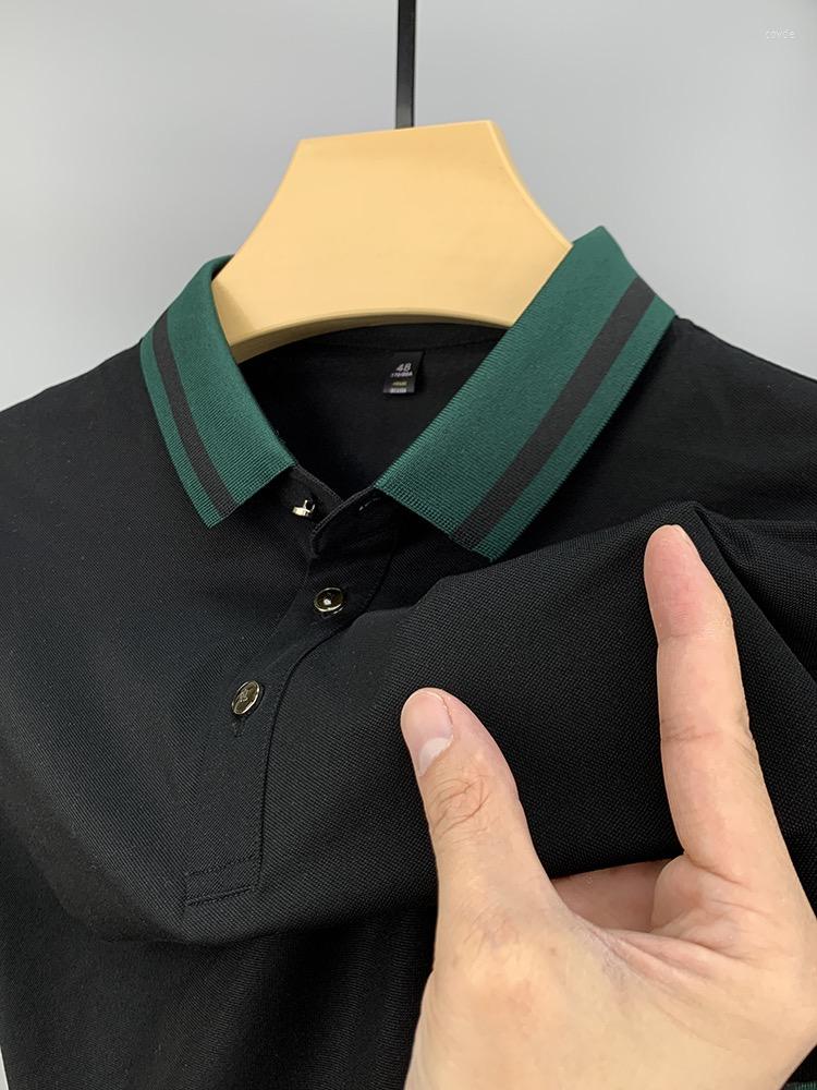 Men's T Shirts 2023 Fashion Color Contrast Collar Design Sense Polo Shirt Short Sleeve Men's Casual Lapel T-shirt Korean Men, Black
Men's T Shirts 2023 Fashion Color Contrast Collar Design Sense Polo Shirt Short Sleeve Men's Casual Lapel T-shirt Korean Men, Black