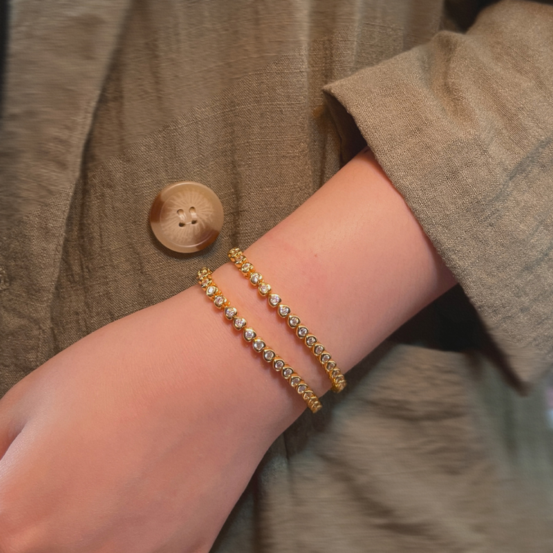 Iced Out Bling White Pink Rainbow CZ Tennis Chain Bracelet For Women High Quality Iced Out Bling Jewelry Collection