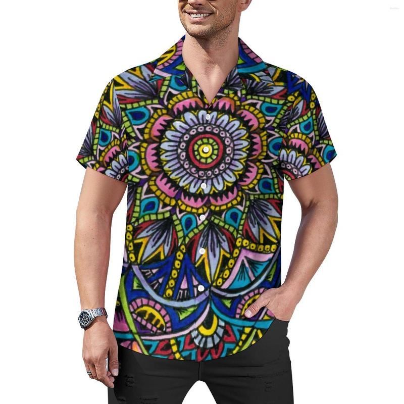 Men' Casual Shirts Summer Mandala Loose Shirt Men Beach Retro Floal Print Hawaii Custom Short-Sleeved Stylish Oversize Blouses, Style-15
Men' Casual Shirts Summer Mandala Loose Shirt Men Beach Retro Floal Print Hawaii Custom Short-Sleeved Stylish Oversize Blouses, Style-15