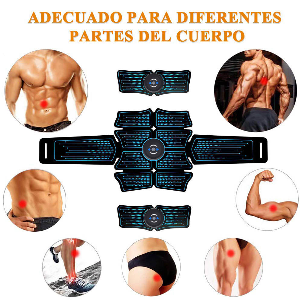 Core Abdominal Trainers Sports Entertainment Vibration Belt Machine Ab Trainer EMS Muscle Stimulator Toner Fitness Training Gear Home Gym 230606