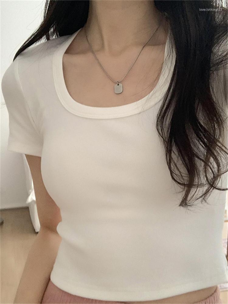 Women' Tanks Summer Top Sexy T Shirt Women Elasticity T-Shirt Korean Style Woman Clothes Slim Tshirt Female Skinny Short Sleeve Tops Tee, Black
Women' Tanks Summer Top Sexy T Shirt Women Elasticity T-Shirt Korean Style Woman Clothes Slim Tshirt Female Skinny Short Sleeve Tops Tee, Black