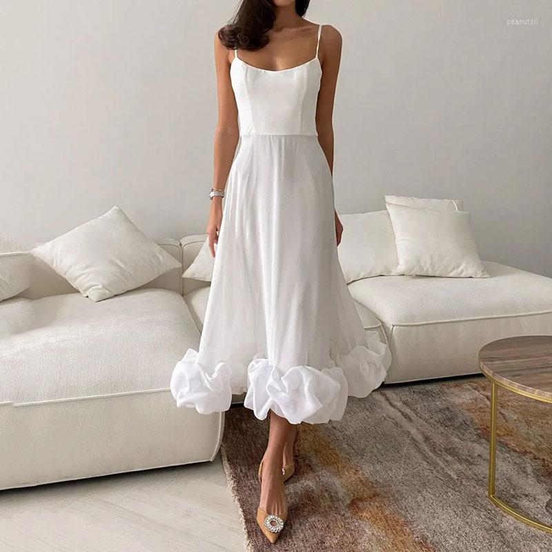 Casual Dresses Elegant Women' Long Skirt 2023 Summer Solid Color Round Neck A-Line Suspenders Large Dress Vacation Clothing
Casual Dresses Elegant Women' Long Skirt 2023 Summer Solid Color Round Neck A-Line Suspenders Large Dress Vacation Clothing