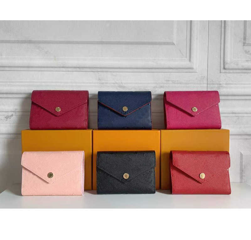 Luxurys Designers Wallets Purse Fashion Short Victorine Wallet Embossed Monograms Empreinte Classic Pallas Card Holder Zippy Coin Purses