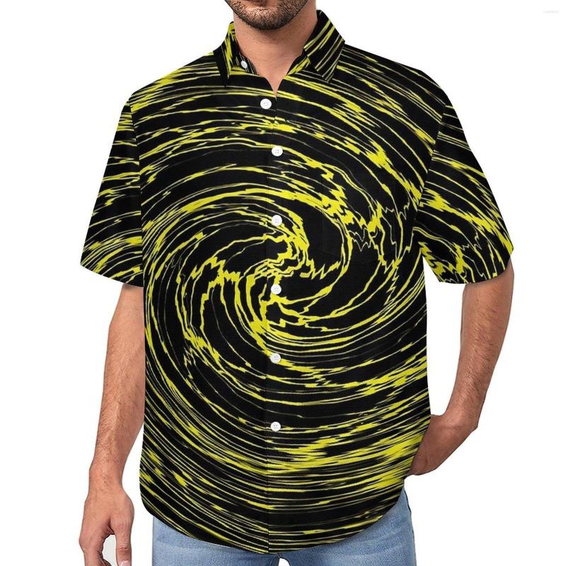 Men's Casual Shirts Shallow Water Print Yellow Vortex Beach Shirt Hawaiian Fashion Blouses Mens Printed Plus Size 4XL, Style-12
Men's Casual Shirts Shallow Water Print Yellow Vortex Beach Shirt Hawaiian Fashion Blouses Mens Printed Plus Size 4XL, Style-12