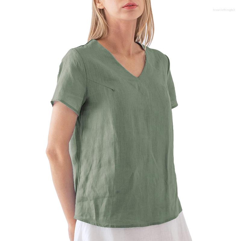 Women's T Shirts Casual Linen Oversized T-Shirt Sexy V-Neck Short Sleeve Tee Solid Harajuku Summer Top Ladies Camisetas, Blue
Women's T Shirts Casual Linen Oversized T-Shirt Sexy V-Neck Short Sleeve Tee Solid Harajuku Summer Top Ladies Camisetas, Blue