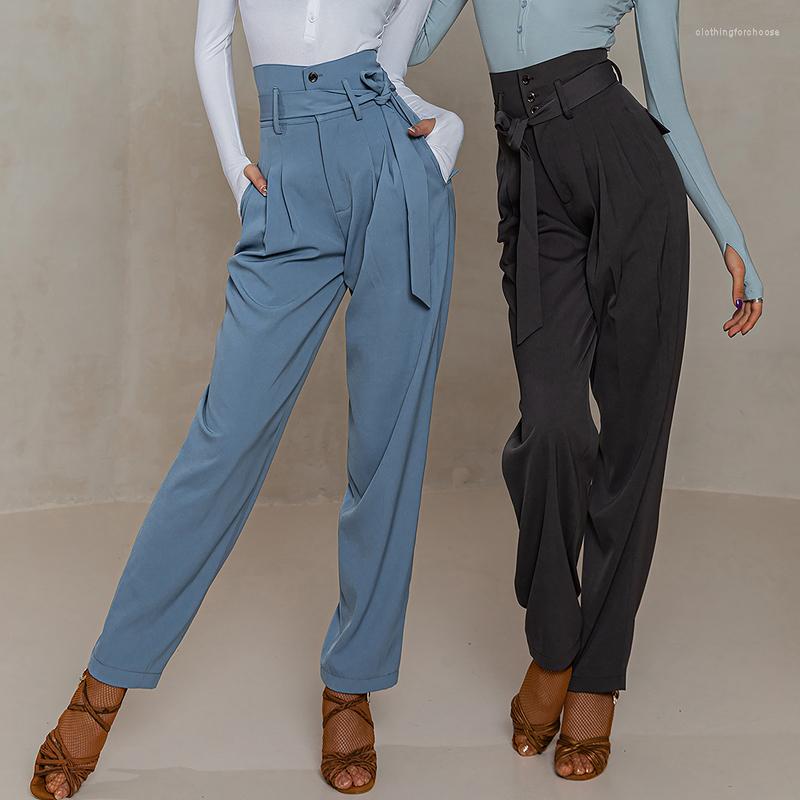 Stage Wear 2023 Latin Dance Pants Women High Waist Ballroom Trousers Rumba Cha Clothes Adult Practice Clothing BL9531, Black pants
Stage Wear 2023 Latin Dance Pants Women High Waist Ballroom Trousers Rumba Cha Clothes Adult Practice Clothing BL9531, Black pants
