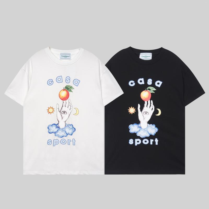 Men' T Shirts 23ss Summer Cloud Magic Hand Orange Print Cotton T-shirt Unisex Loose Short Sleeve Tide Brand
Men' T Shirts 23ss Summer Cloud Magic Hand Orange Print Cotton T-shirt Unisex Loose Short Sleeve Tide Brand