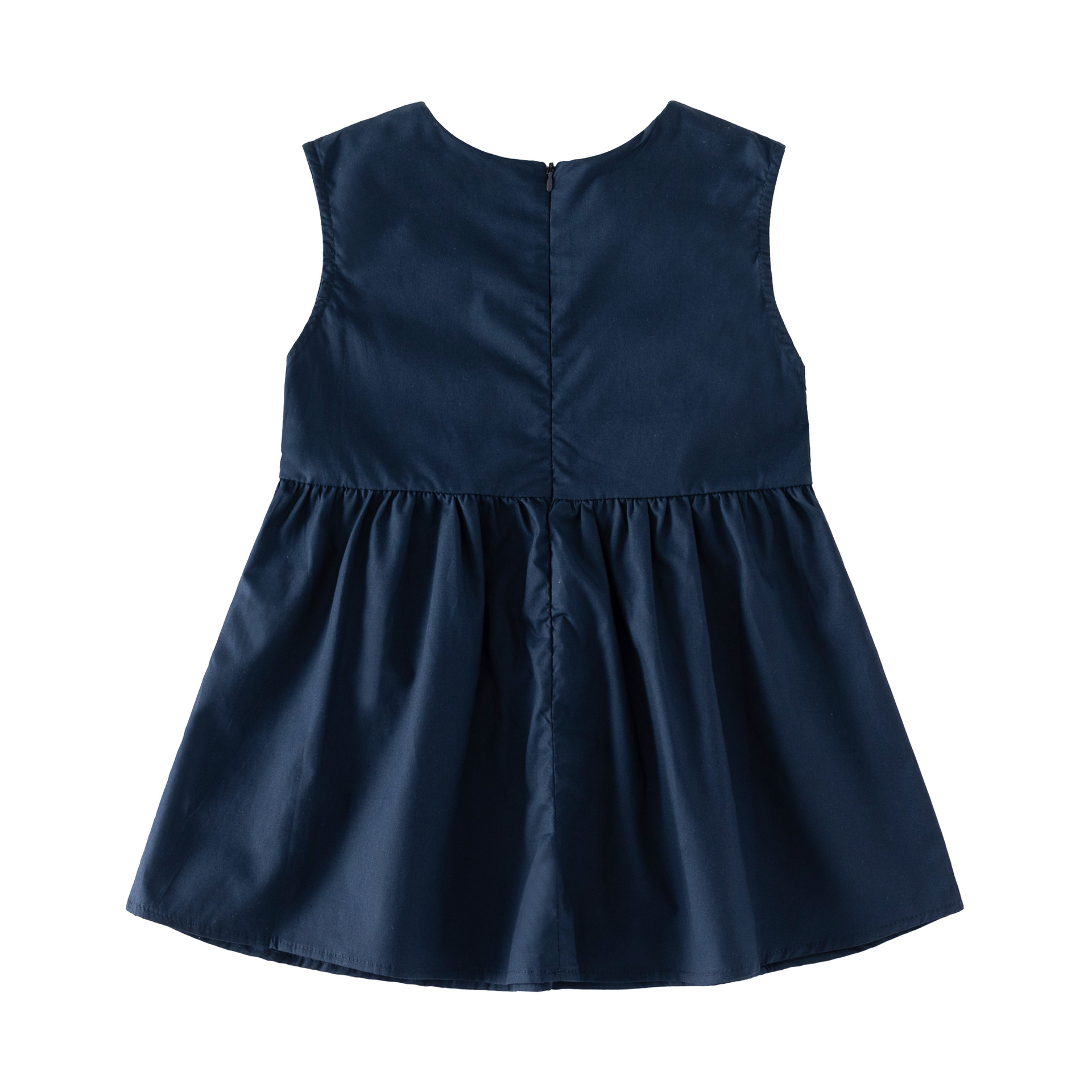 Summer New Elegant Princess Dress Kids Girl O-neck Sleeveless Solid Casual Beach A-line Sundress Cotton Party Vestidos Clothing