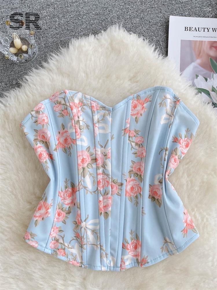 Women's Tanks SINGREINY Floral Print Strapless Tank Top Women Backless Off Shoulder Sleeveless Elegant Ladies Casual Fashion 2023, Blue
Women's Tanks SINGREINY Floral Print Strapless Tank Top Women Backless Off Shoulder Sleeveless Elegant Ladies Casual Fashion 2023, Blue