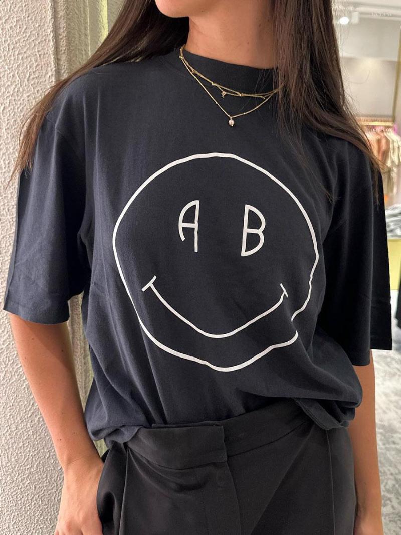 Women' T Shirts Letter Print Vintage T-shirt Women 2023 Summer Round Neck Half Sleeve Cotton Tee Female Casual Streetwear Top Tees Luxury, Black
Women' T Shirts Letter Print Vintage T-shirt Women 2023 Summer Round Neck Half Sleeve Cotton Tee Female Casual Streetwear Top Tees Luxury, Black