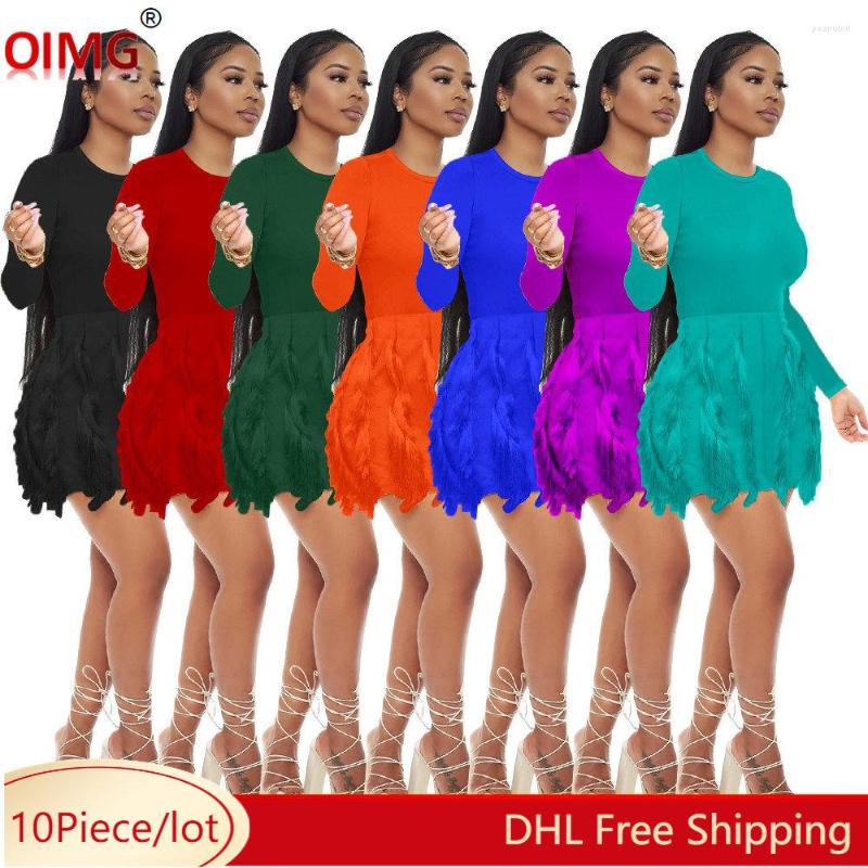 Casual Dresses 10 Bulk Wholesale Tassels Women Autumn Long Sleeve Dress Solid Bodycon Fall Winter Clothes Party Wear 8539, Black
Casual Dresses 10 Bulk Wholesale Tassels Women Autumn Long Sleeve Dress Solid Bodycon Fall Winter Clothes Party Wear 8539, Black