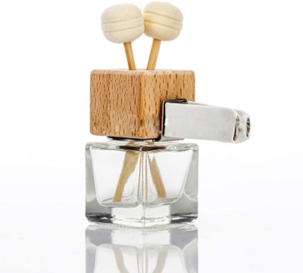 1 Pcs Car Air Outlet Freshener Diffuser Bottle Clip Perfume Empty Bottle Pendant Essential Oil Car Fragrance Hanging Ornament