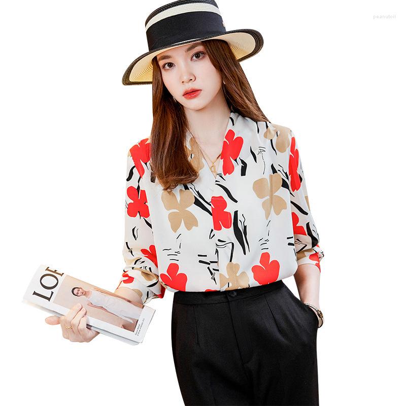Women' Blouses Floral Print Blouse For Women 2023 Spring Fashion Long Sleeve Shirt Office Lady Uniform High Quality Tops, Red
Women' Blouses Floral Print Blouse For Women 2023 Spring Fashion Long Sleeve Shirt Office Lady Uniform High Quality Tops, Red