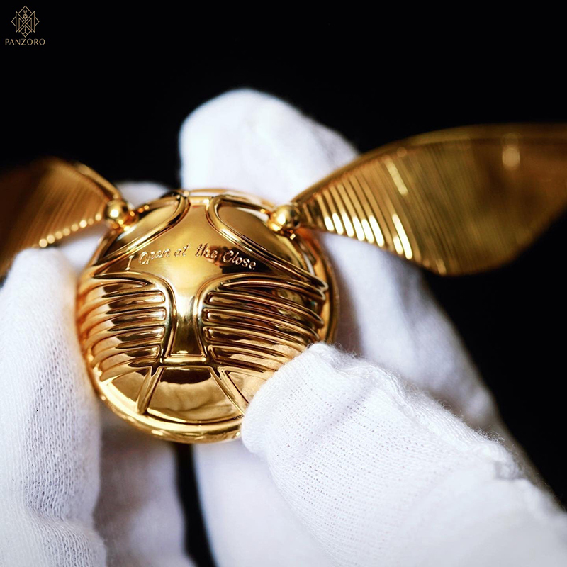 Jewelry Boxes Gold Snitch Diamond Ring Box Proposal Wedding Ring Boxes Jewelry Storage Box Metal Mistery Box Organizer For Small Things 2