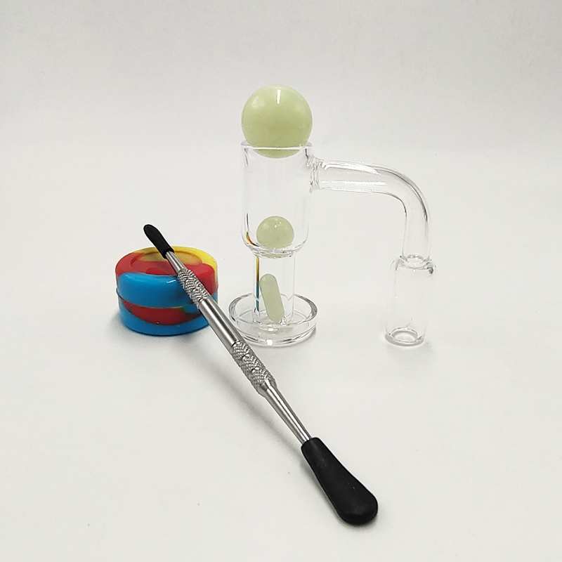 DPQBN004 Dab Set Smoking Bowl Dia 22mm 100% Terp Quartz Nail with Luminours Marbles With 5ml silicone container with dab tool with Metal Box Packaging
DPQBN004 Dab Set Smoking Bowl Dia 22mm 100% Terp Quartz Nail with Luminours Marbles With 5ml silicone container with dab tool with Metal Box Packaging