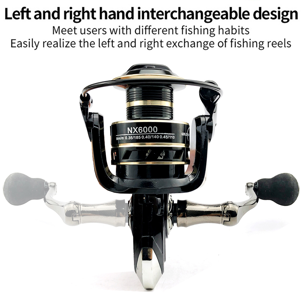 Baitcasting Reels HighQuality Metal Spool Saltwater 52 147 1 High Speed Reel Waterproof Suitable for Pike Fishing 20007000Sreies 230606