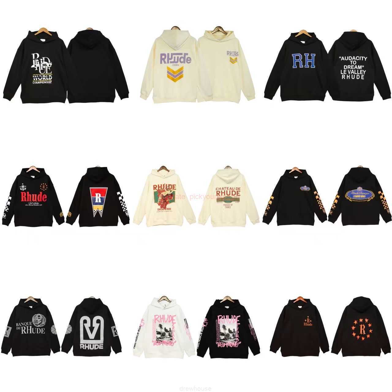 Designer Clothing Mens Sweatshirts Hoodies High Quality Rhude Series Large Print Hoodie for Men Women High Street Loose Casual Terry Hoodie Coat Fashion Streetwear, Shipping fee
Designer Clothing Mens Sweatshirts Hoodies High Quality Rhude Series Large Print Hoodie for Men Women High Street Loose Casual Terry Hoodie Coat Fashion Streetwear, Shipping fee