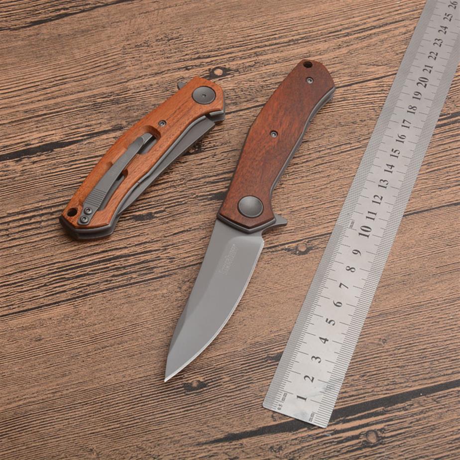 Kershaw Concierge 4020 Tactical Folding Knife 8Cr13Mov Wood Handle Ball Bearing Outdoor Camping Hunting Survival Pocket Utility ED287S
Kershaw Concierge 4020 Tactical Folding Knife 8Cr13Mov Wood Handle Ball Bearing Outdoor Camping Hunting Survival Pocket Utility ED287S