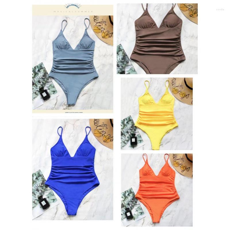 Women' Swimwear Bikini Sexy Deep V Solid Color Cover Belly Siamese Swimsuit Women' Sweet One-Piece, Gray
Women' Swimwear Bikini Sexy Deep V Solid Color Cover Belly Siamese Swimsuit Women' Sweet One-Piece, Gray