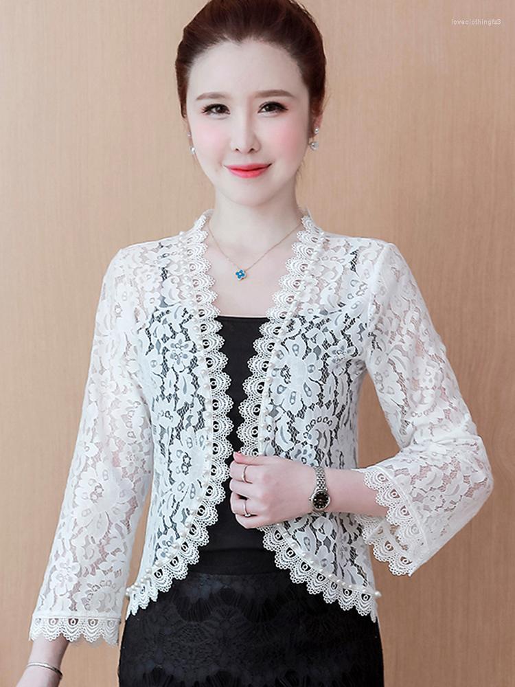Women' Jackets Fashion Long Sleeve Women Jacket Black White Beading Hollow Lace Cardigan Clothes Coat For G39, Green
Women' Jackets Fashion Long Sleeve Women Jacket Black White Beading Hollow Lace Cardigan Clothes Coat For G39, Green