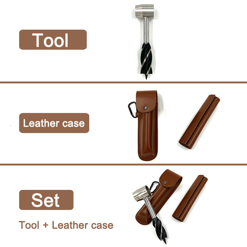 Outdoor Gadgets Auger Wrench Outdoor Survival Hand Drill Survival Gear Tool Sports Jungle Crafts Camping Bushcraft Accessories 230606