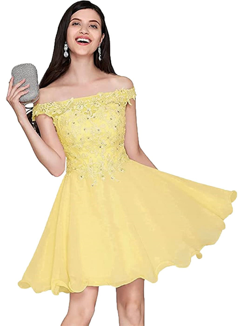 Short Homecoming Dresses Bateau Sequins Appliques A-Line Party Gowns Princess Plus Size Mini Birthday Prom Graudation Cocktail Party Gowns 48