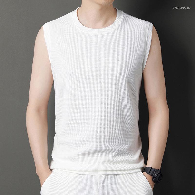 Men's Tank Tops Men's Round Neck T-shirt 2023 Summer Sweetheart Solid Casual Men Clothing, White
Men's Tank Tops Men's Round Neck T-shirt 2023 Summer Sweetheart Solid Casual Men Clothing, White