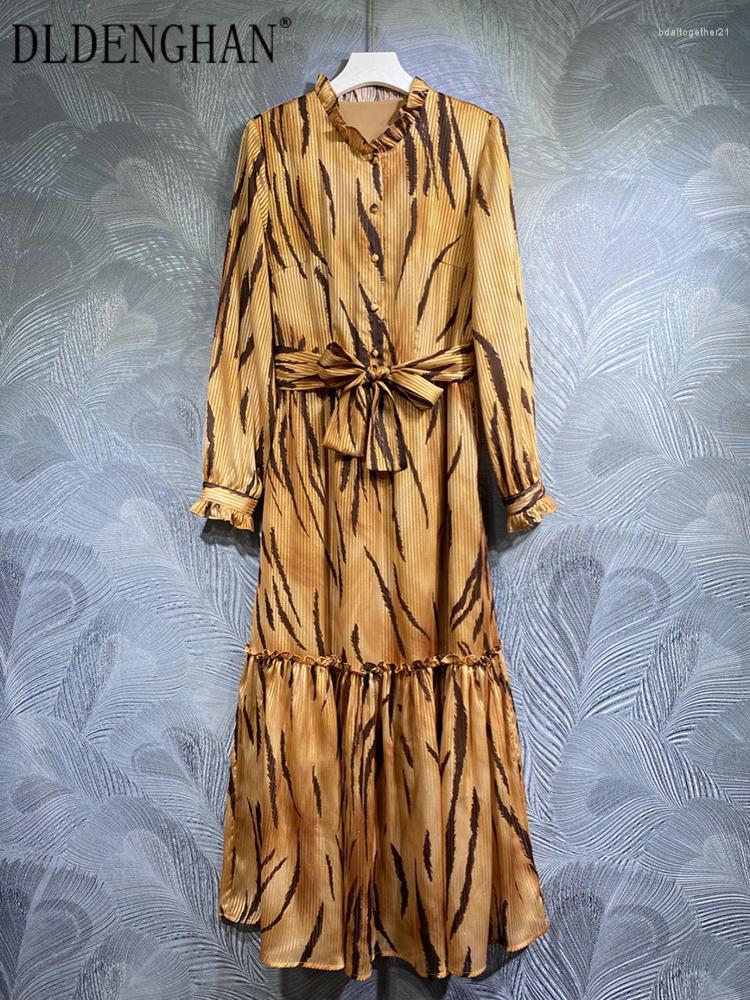 Casual Dresses DLDENGHAN Spring Summer Long Women Stand Collar Lantern Sleeve Belt Ruffles Single Breasted Vintage Print Dress, Multi
Casual Dresses DLDENGHAN Spring Summer Long Women Stand Collar Lantern Sleeve Belt Ruffles Single Breasted Vintage Print Dress, Multi