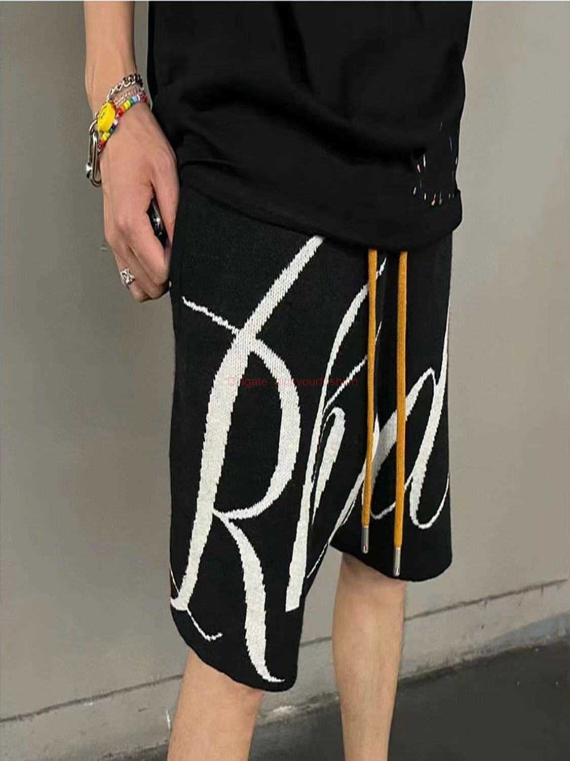 Designer Short Fashion Casual Clothing Beach shorts Approved Quality Rhude Mens Embossed Knitted Jacquard Letter Flower Short Drawstring Capris Trendy Couple Sty, Black
Designer Short Fashion Casual Clothing Beach shorts Approved Quality Rhude Mens Embossed Knitted Jacquard Letter Flower Short Drawstring Capris Trendy Couple Sty, Black
