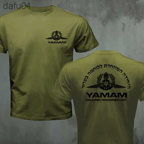 Israel Police Yamam Counter Terrorist Unit SWAT Special Forces T-Shirt Premium Cotton Short Sleeve O-Neck Mens T Shirt New S-3XL L230520