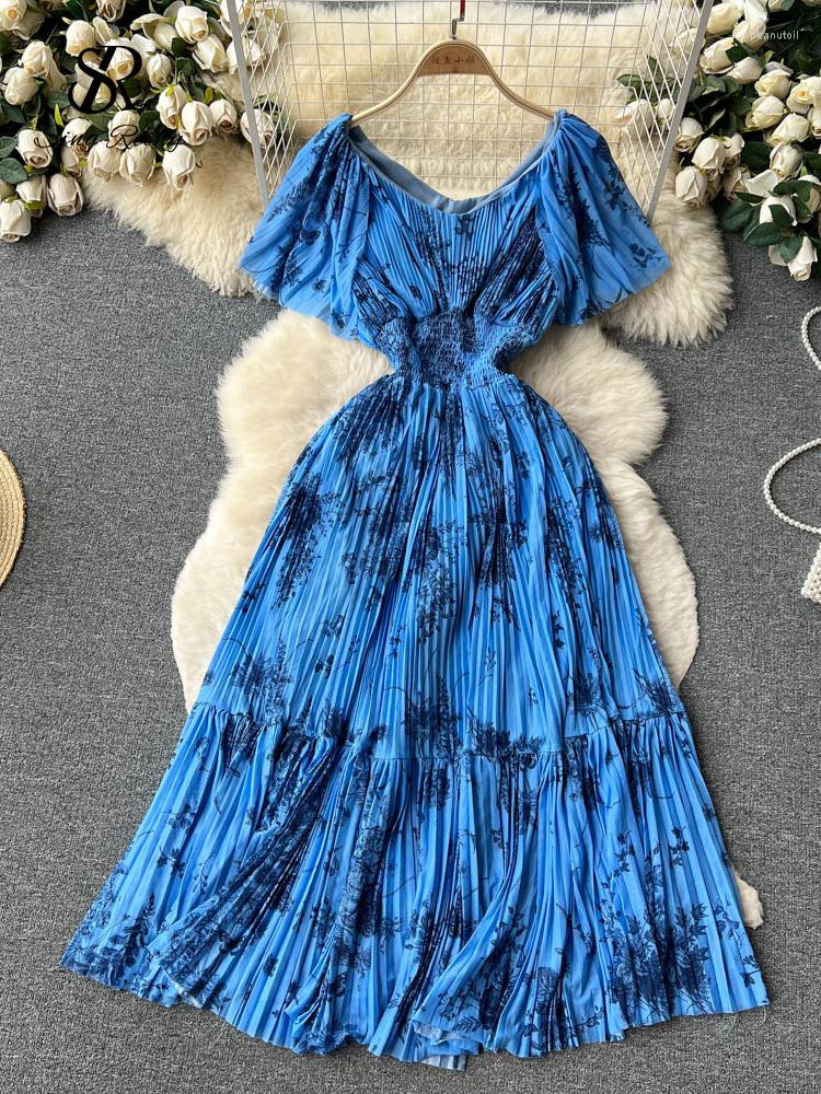 Party Dresses SINGREINY Summer Long Dress Women V Neck Flying Sleeves Ruched Pleated Elastic Waist Solid Gentle Holiday Beach A Line, Red
Party Dresses SINGREINY Summer Long Dress Women V Neck Flying Sleeves Ruched Pleated Elastic Waist Solid Gentle Holiday Beach A Line, Red