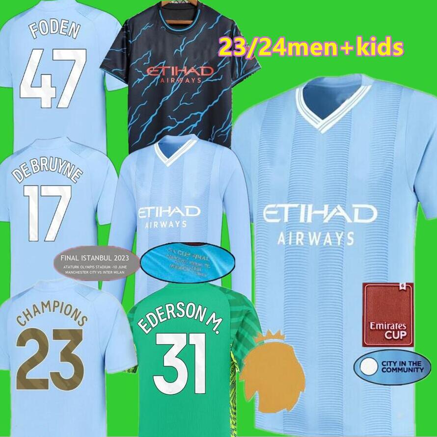 22 23 24 HAALAND SOCCER JERSEYS final GREALISH MANS CITIES MAHREZ player version DE BRUYNE FODEN 2023 2024 football shirt kids kit FA champions CUP ManCHestERs, Gk green kids
22 23 24 HAALAND SOCCER JERSEYS final GREALISH MANS CITIES MAHREZ player version DE BRUYNE FODEN 2023 2024 football shirt kids kit FA champions CUP ManCHestERs, Gk green kids