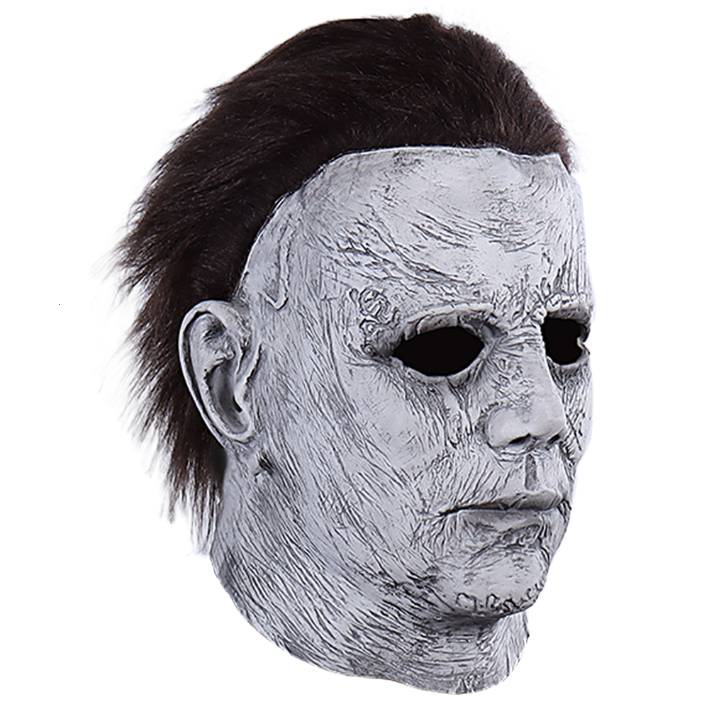 Party Mas Halloween Michael Myers Killer Mask Cosplay Horror Bloody Latex Helmet Carnival Masquerade Costume Props 1011