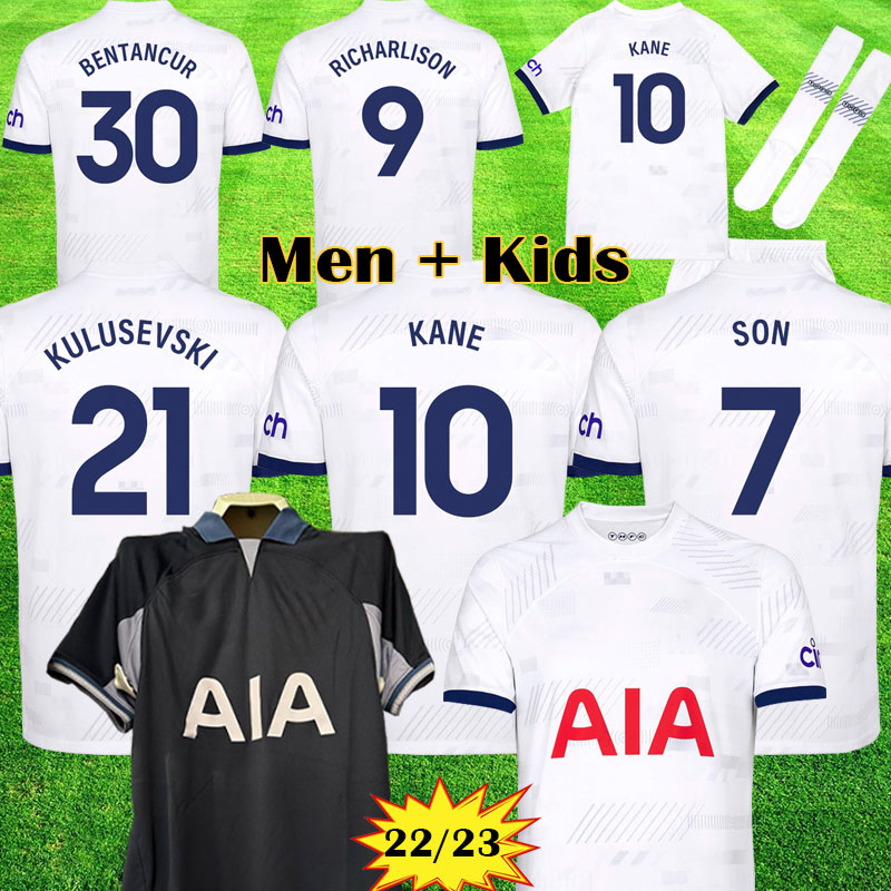 23 24 KANE SON RICHARLISON Soccer Jerseys PEDRO PORRO KULUSEVSKI HOJBJERG 2023 2024 PERISIC DANJUMA ROMERO TOtTENham Football kit shirt BENTANCUR Men kids set, Pl home
23 24 KANE SON RICHARLISON Soccer Jerseys PEDRO PORRO KULUSEVSKI HOJBJERG 2023 2024 PERISIC DANJUMA ROMERO TOtTENham Football kit shirt BENTANCUR Men kids set, Pl home