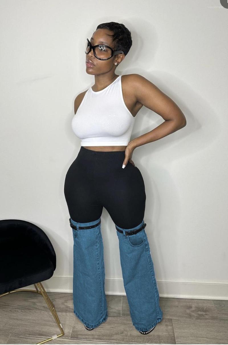 Women' Pants Vintage Contrast Patchwork Flared Jeans Ladies Stretch High Waist Skinny Boot-Cut Trousers Mujer Fashion Denim For Women, Black
Women' Pants Vintage Contrast Patchwork Flared Jeans Ladies Stretch High Waist Skinny Boot-Cut Trousers Mujer Fashion Denim For Women, Black