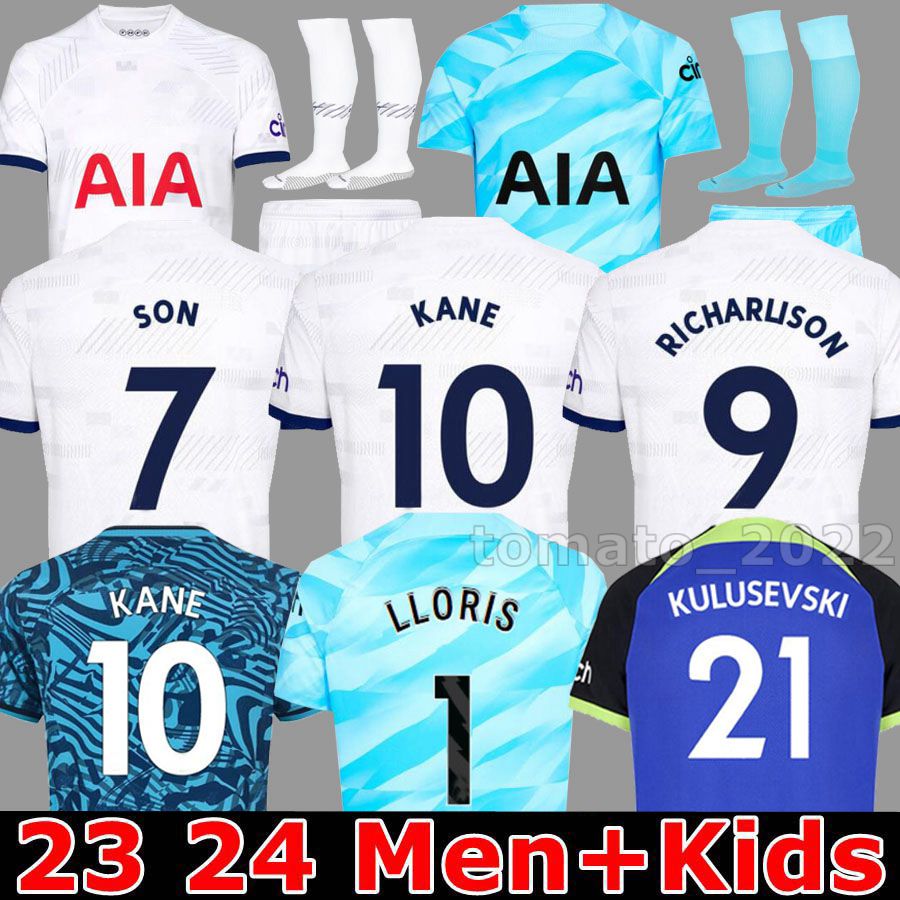 Men KIDS 23 24 SON Soccer Jerseys 2023 2024 jersey Football shirt third LUCAS LLORIS ROMERO PERISIC KULUSEVSKI BENTANCUR KANE RICHARLISON PEDRO PORRO Fans players, 23 24 home aldult
Men KIDS 23 24 SON Soccer Jerseys 2023 2024 jersey Football shirt third LUCAS LLORIS ROMERO PERISIC KULUSEVSKI BENTANCUR KANE RICHARLISON PEDRO PORRO Fans players, 23 24 home aldult