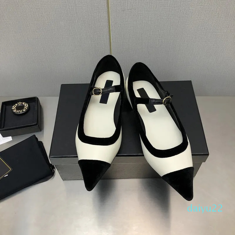 Designer Women Dress Shoes Nude Toe Pumps Calfskin White Black Leather Tweeds Fabrics Winter Casual party Shoes Designer Luxury Fashion Ballet Flat Shoe With Box, #9 
Designer Women Dress Shoes Nude Toe Pumps Calfskin White Black Leather Tweeds Fabrics Winter Casual party Shoes Designer Luxury Fashion Ballet Flat Shoe With Box, #9
