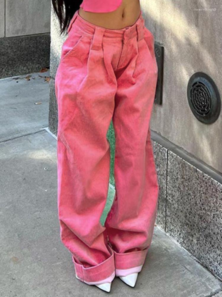 Women' Pants WeiYao Pink Corduroy Baggy Wide Leg Sweatpants Women Harajuku Clothing Pockets Low Waist Casual Sweats Trousers Y2K Streetwear
Women' Pants WeiYao Pink Corduroy Baggy Wide Leg Sweatpants Women Harajuku Clothing Pockets Low Waist Casual Sweats Trousers Y2K Streetwear