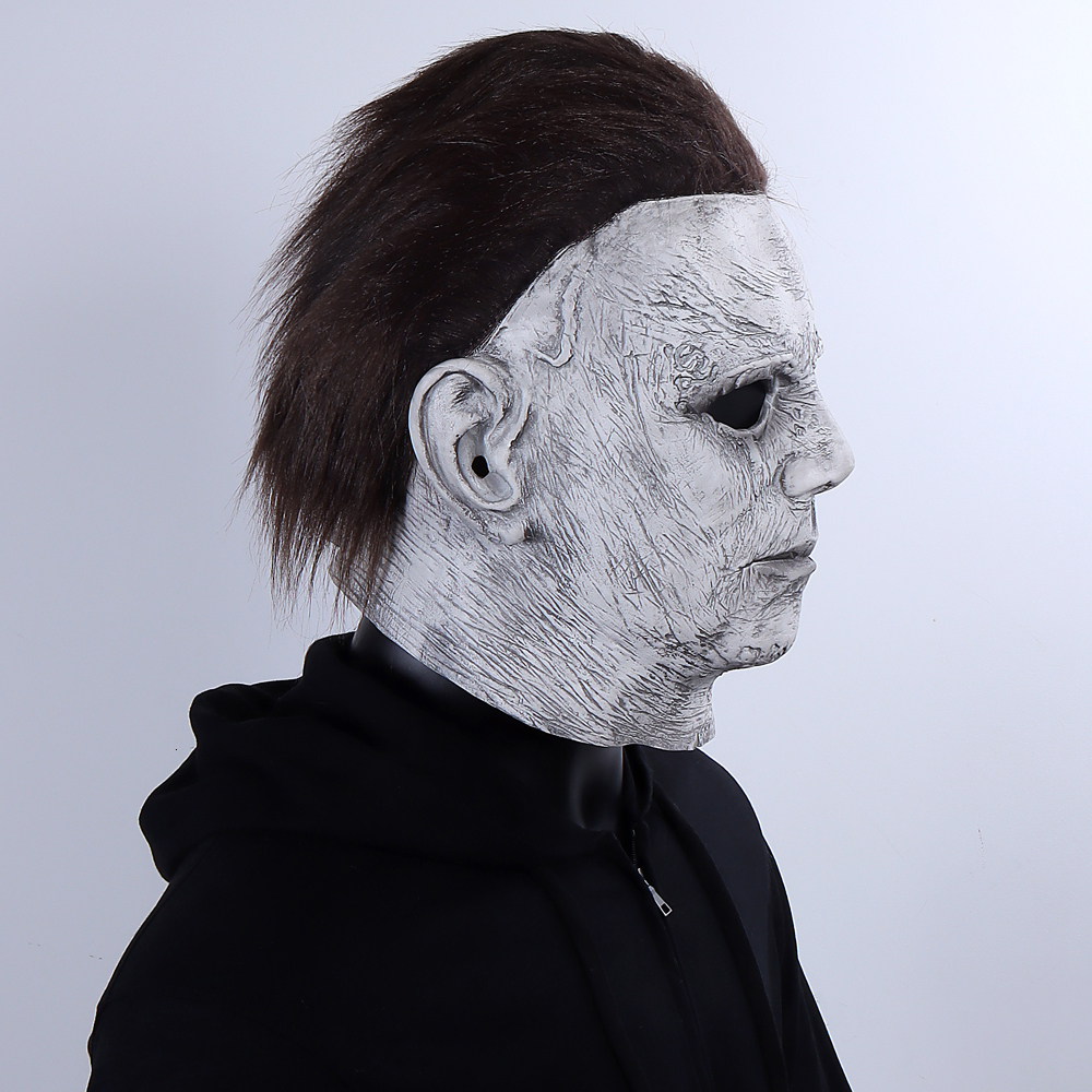 Party Mas Halloween Michael Myers Killer Mask Cosplay Horror Bloody Latex Helmet Carnival Masquerade Costume Props 1011