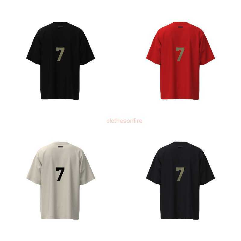 ESS Tees T-Shirts ESSEN Main FOG Season 7 Back 7 Flocking Loose Short Sleeve T-shirt Mens Womens TShirt, Ess-0
ESS Tees T-Shirts ESSEN Main FOG Season 7 Back 7 Flocking Loose Short Sleeve T-shirt Mens Womens TShirt, Ess-0