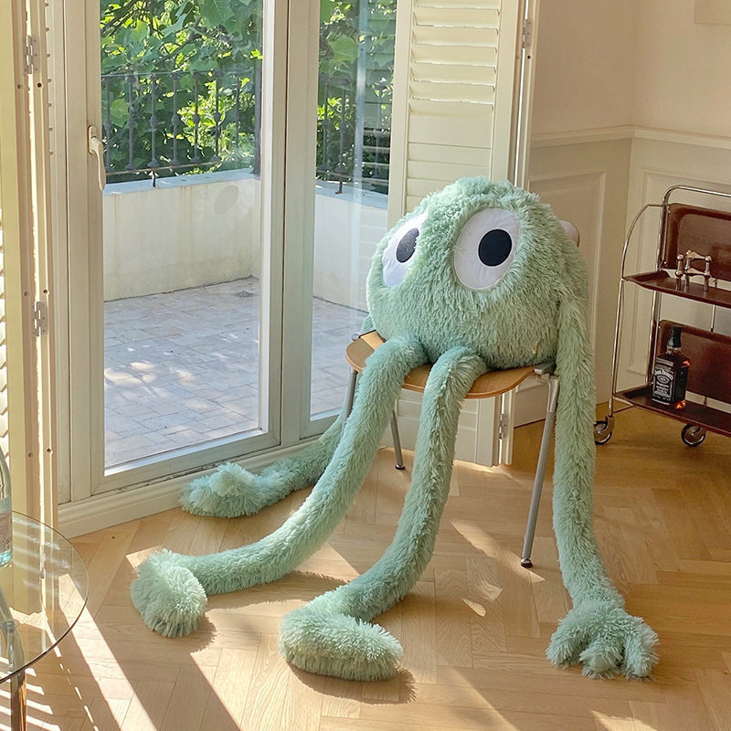 Plush Dolls 1PC 175CM Giant Swag Ferry Green Pink Octopus Alien Monster Toy Stuffed Long Arms Legs Throw Boyfriend Pillow Room Decor 230608