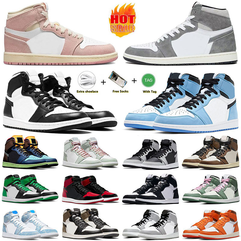 Men 1 1s basketball shoes High OG Lost and found university blue patent bred Gorge Green dark mocha Starfish black white women Sneakers Trainers 36-47, 10
Men 1 1s basketball shoes High OG Lost and found university blue patent bred Gorge Green dark mocha Starfish black white women Sneakers Trainers 36-47, 10